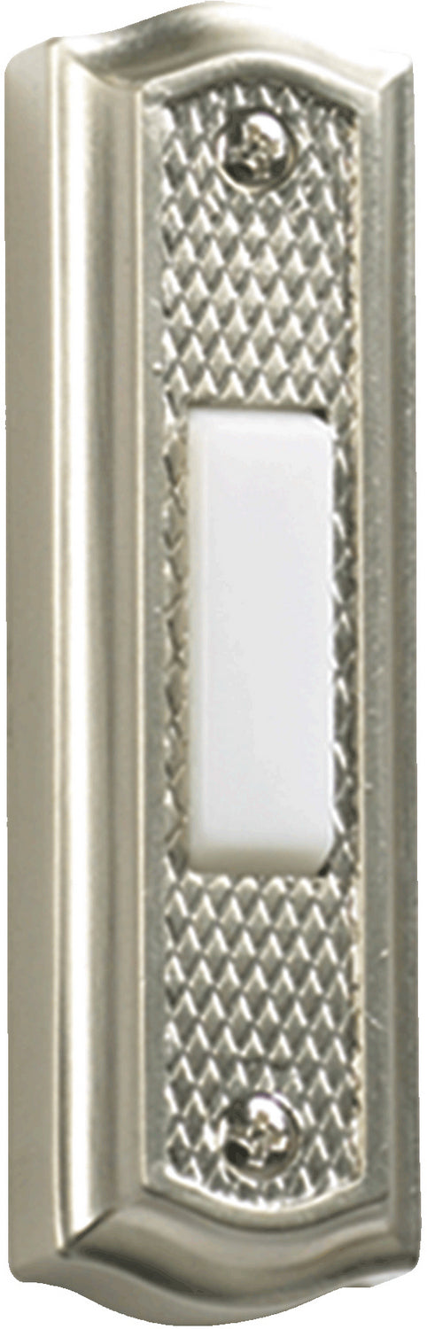 Quorum 7-301-65 Door Chime Button, Satin Nickel