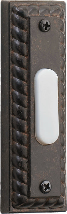 Quorum 7-303-44 Door Chime Button, Toasted Sienna