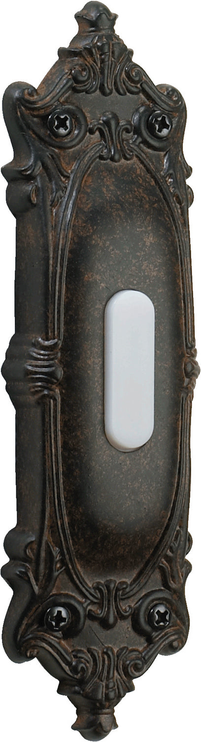 Quorum 7-310-44 Door Chime Button, Toasted Sienna
