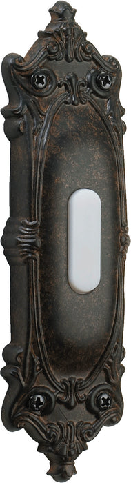Quorum 7-310-44 Door Chime Button, Toasted Sienna