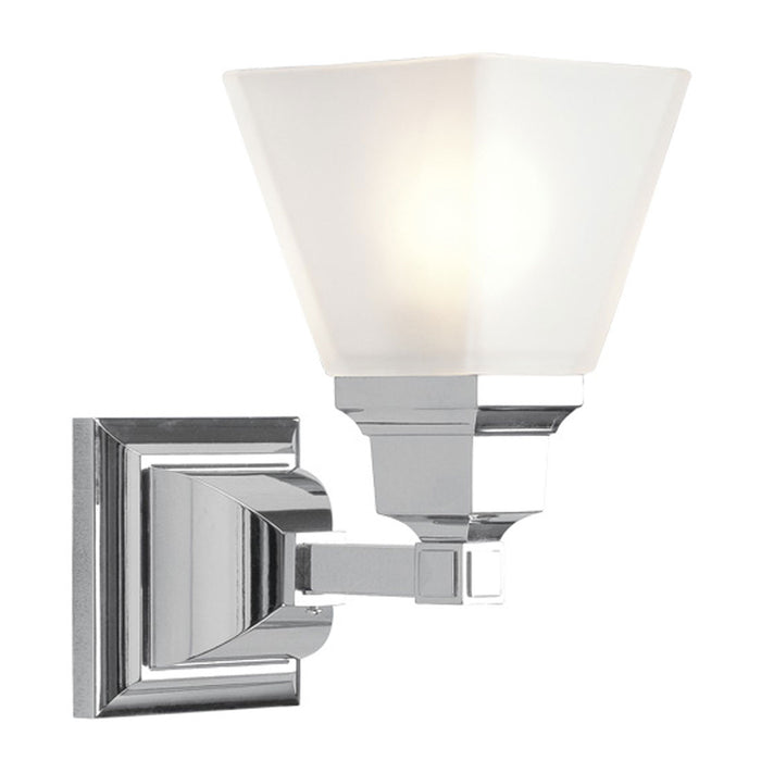 Livex Lighting 1031-05 One Light Wall Sconce, Polished Chrome