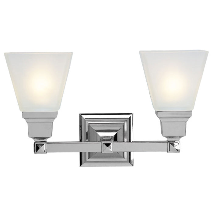 Livex Lighting 1032-05 Two Light Bath Vanity, Polished Chrome