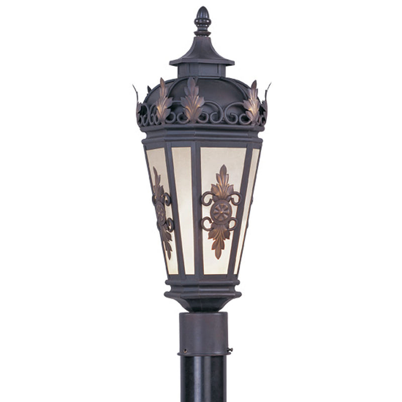 Livex Lighting 2194-07 One Light Outdoor Post-Top Lanterm, Bronze