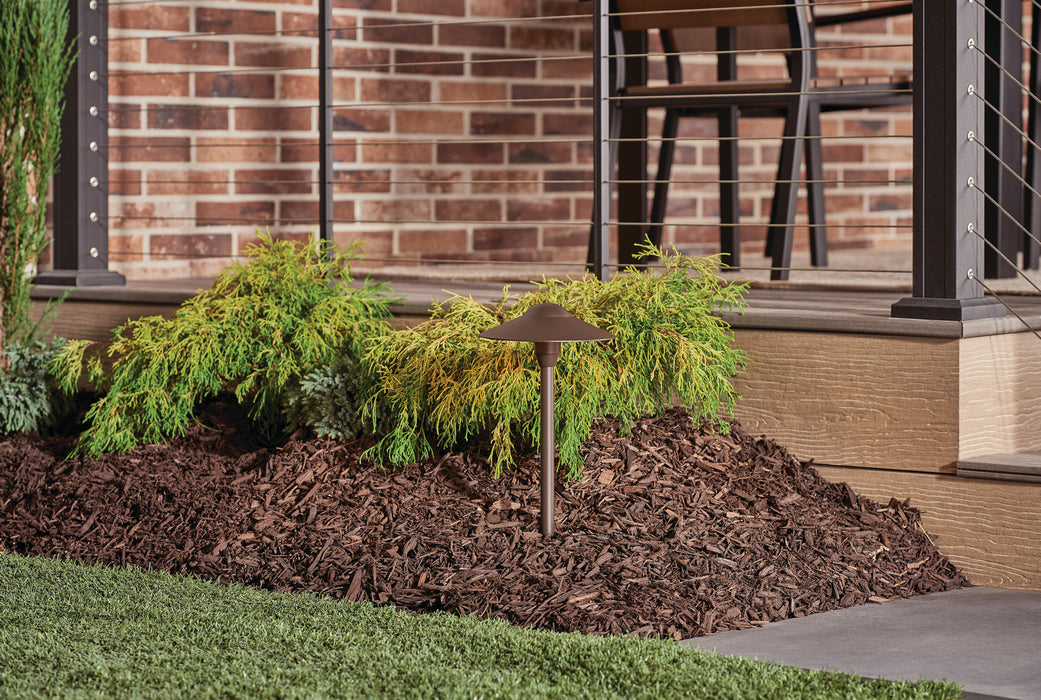 Kichler 15410AZT LED Path & Spread, Textured Architectural Bronze