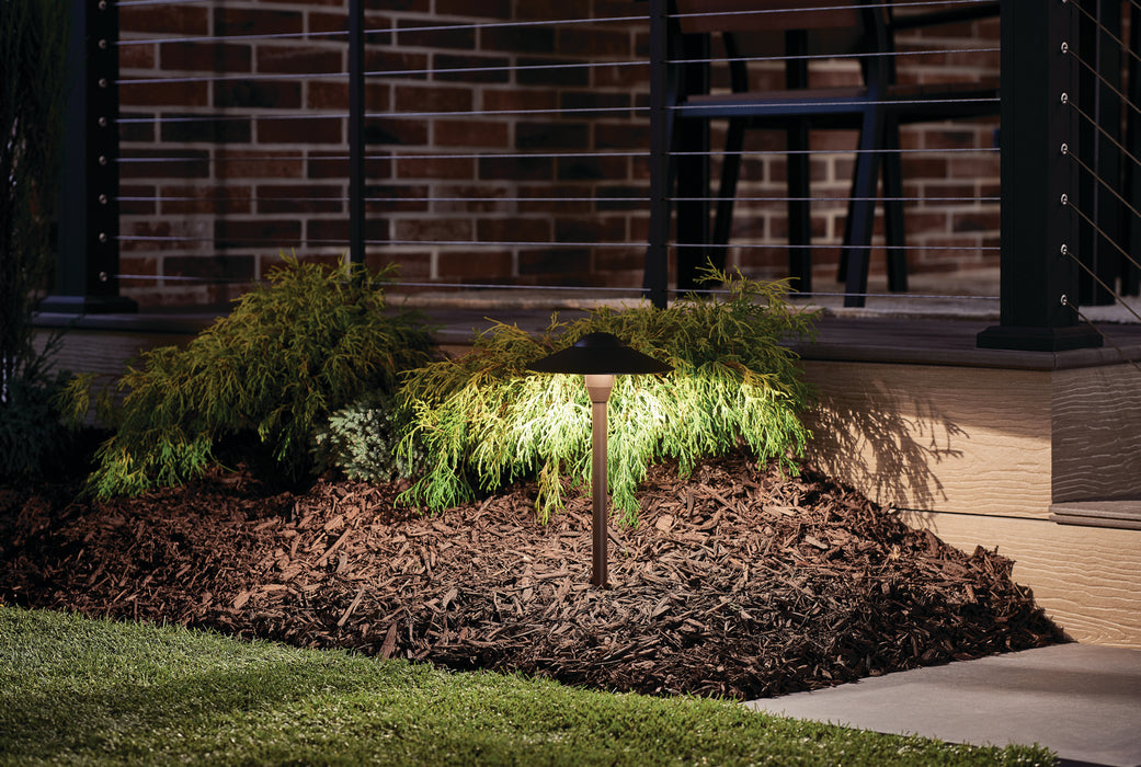 Kichler 15410AZT LED Path & Spread, Textured Architectural Bronze