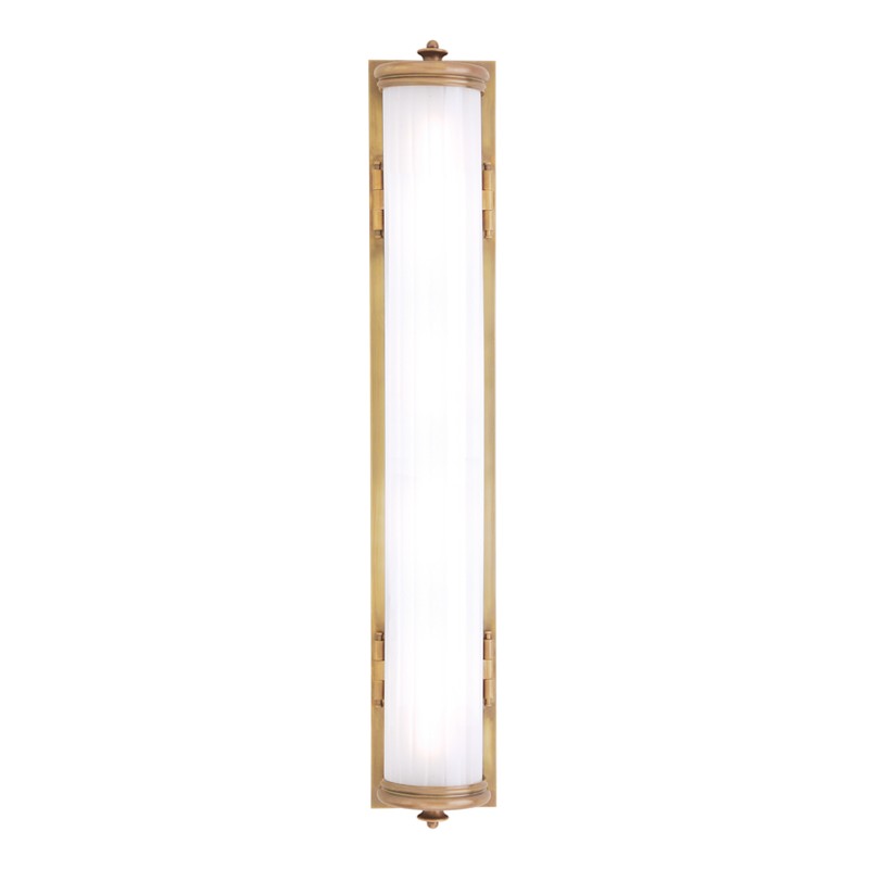 Hudson Valley 953-AGB Four Light Bath Bracket, Aged Brass