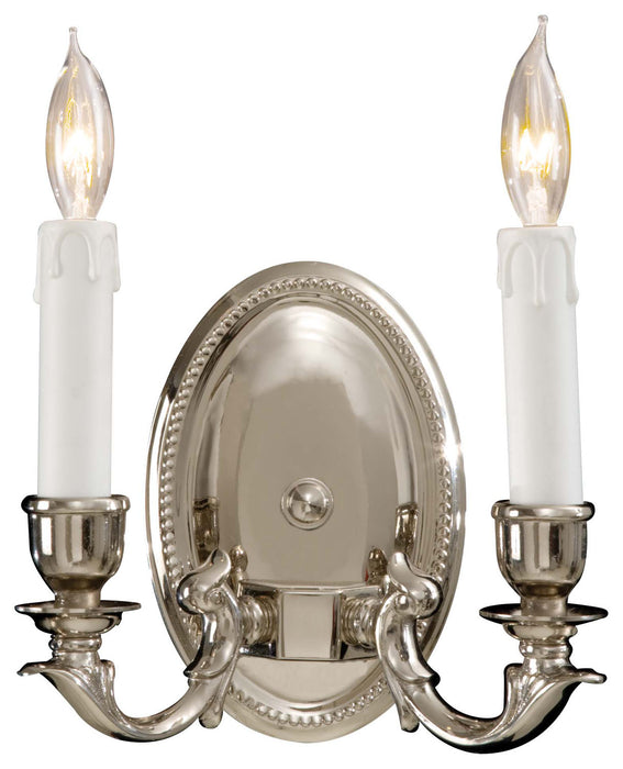 Metropolitan N9809-PC Two Light Wall Sconce, Polished Chrome