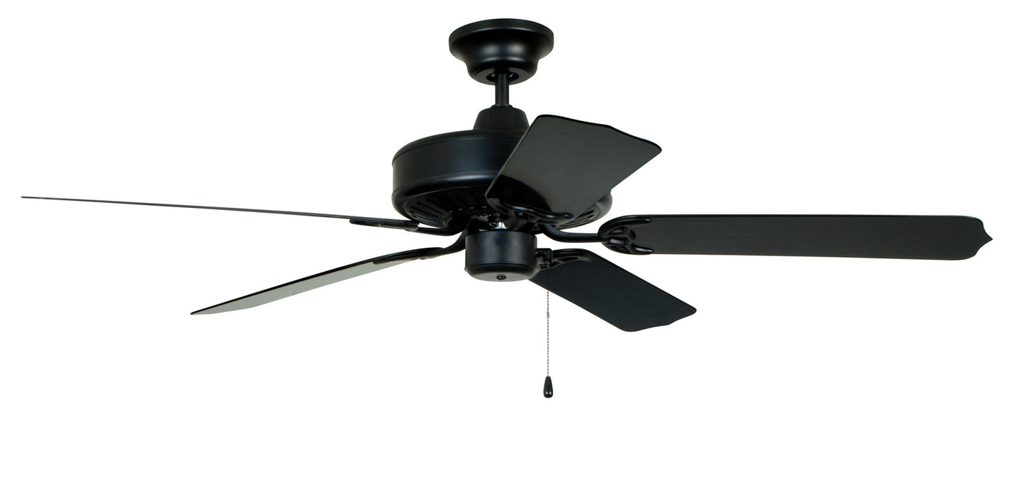 Craftmade END52MBK5P 52"Ceiling Fan, Matte Black