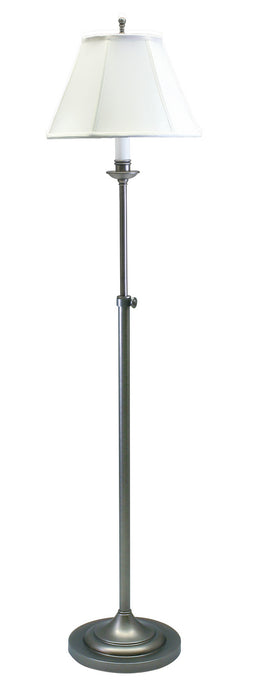 House of Troy CL201-AS One Light Floor Lamp, Antique Silver