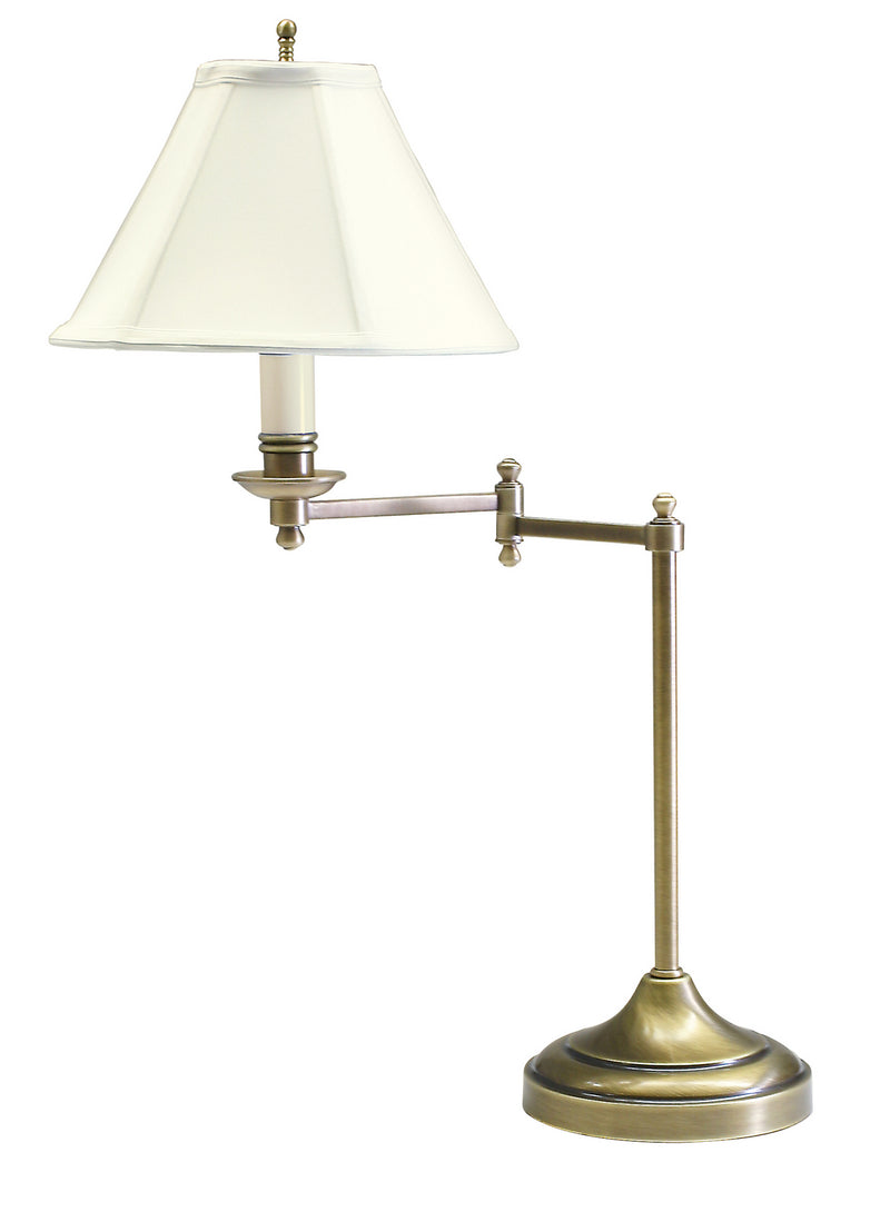 House of Troy CL251-AB One Light Table Lamp, Antique Brass