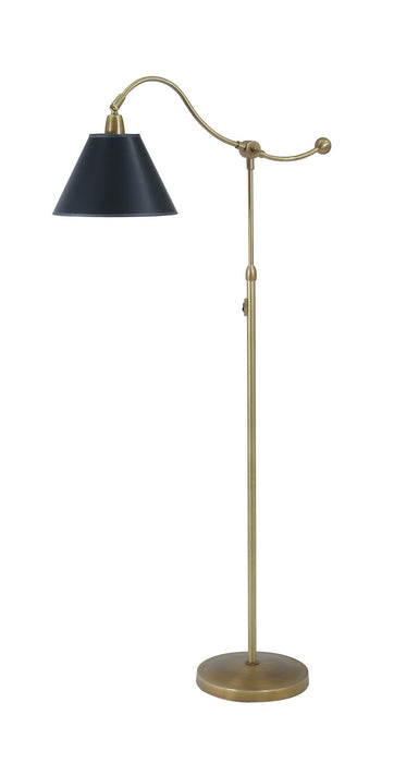 House of Troy HP700-WB-BP One Light Floor Lamp, Weathered Brass