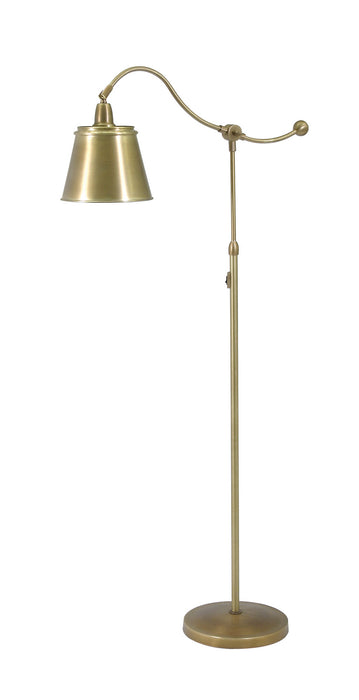 House of Troy HP700-WB-MSWB One Light Floor Lamp, Weathered Brass