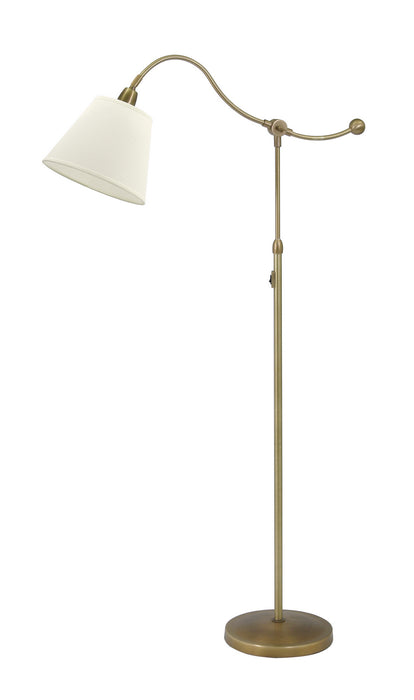 House of Troy HP700-WB-WL One Light Floor Lamp, Weathered Brass