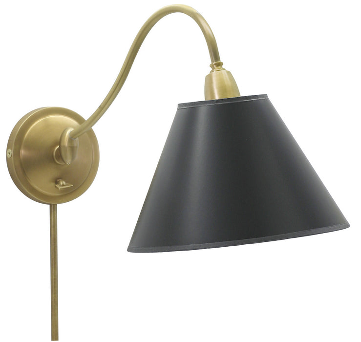 House of Troy HP725-WB-BP One Light Wall Sconce, Weathered Brass