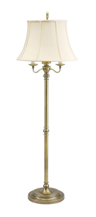 House of Troy N606-AB Four Light Floor Lamp, Antique Brass