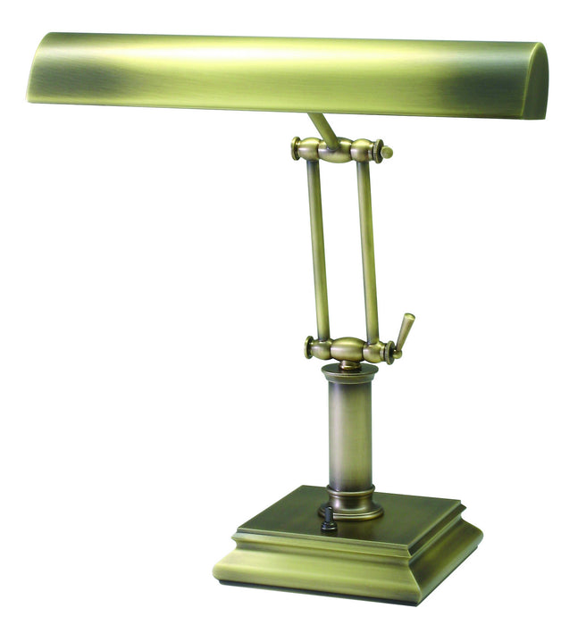 House of Troy P14-201-AB Two Light Piano/Desk Lamp, Antique Brass