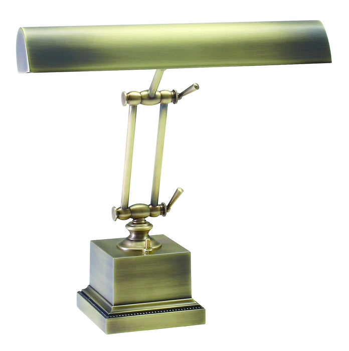 House of Troy P14-202-AB Two Light Piano/Desk Lamp, Antique Brass