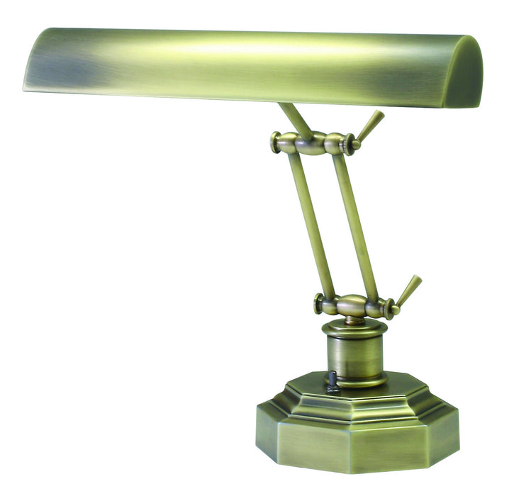 House of Troy P14-203-AB Two Light Piano/Desk Lamp, Antique Brass