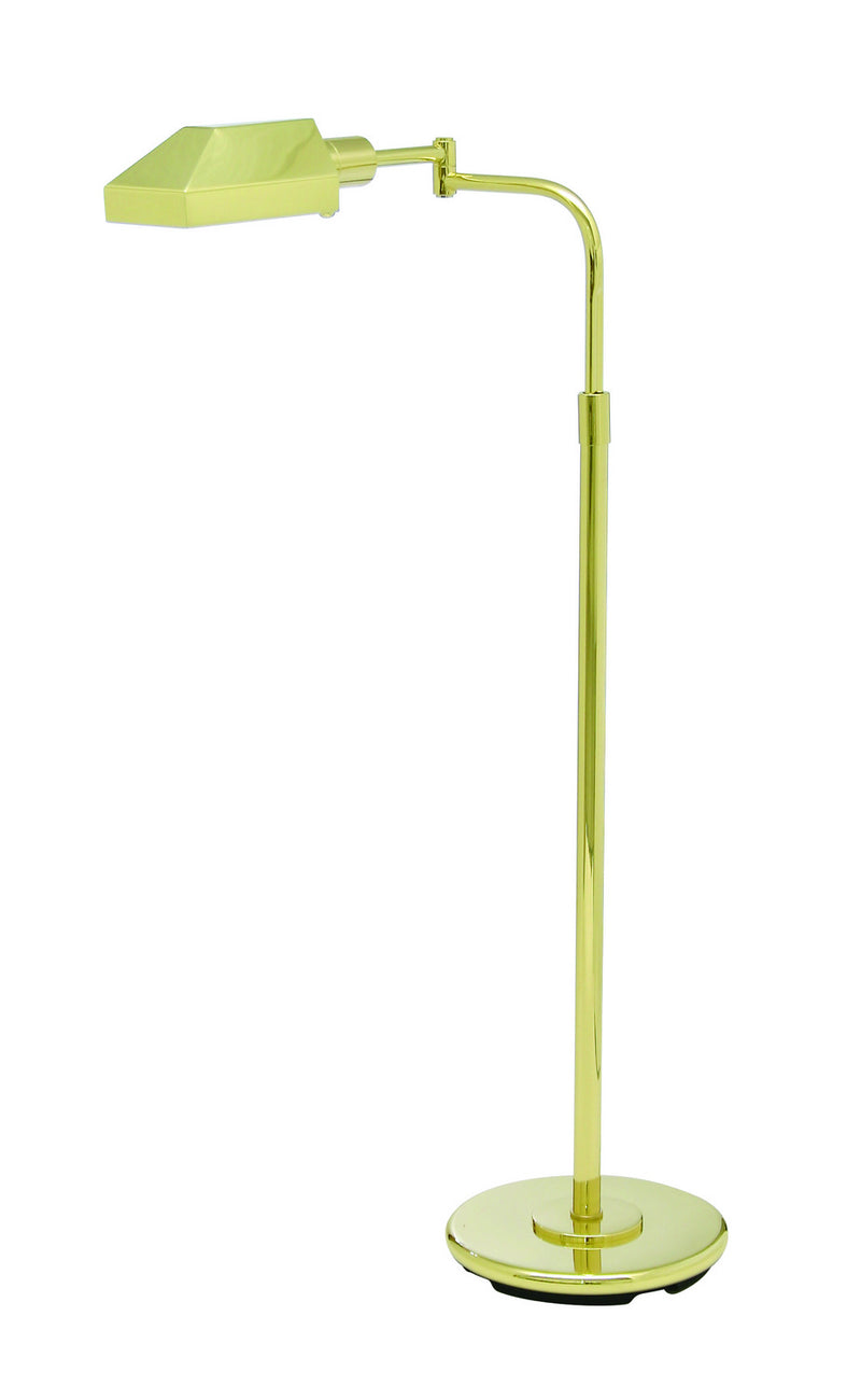 House of Troy PH100-61-J One Light Floor Lamp, Polished Brass