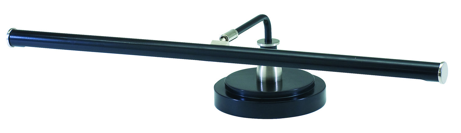 House of Troy PLED101-527 LED Piano Lamp, Black/Satin Nickel