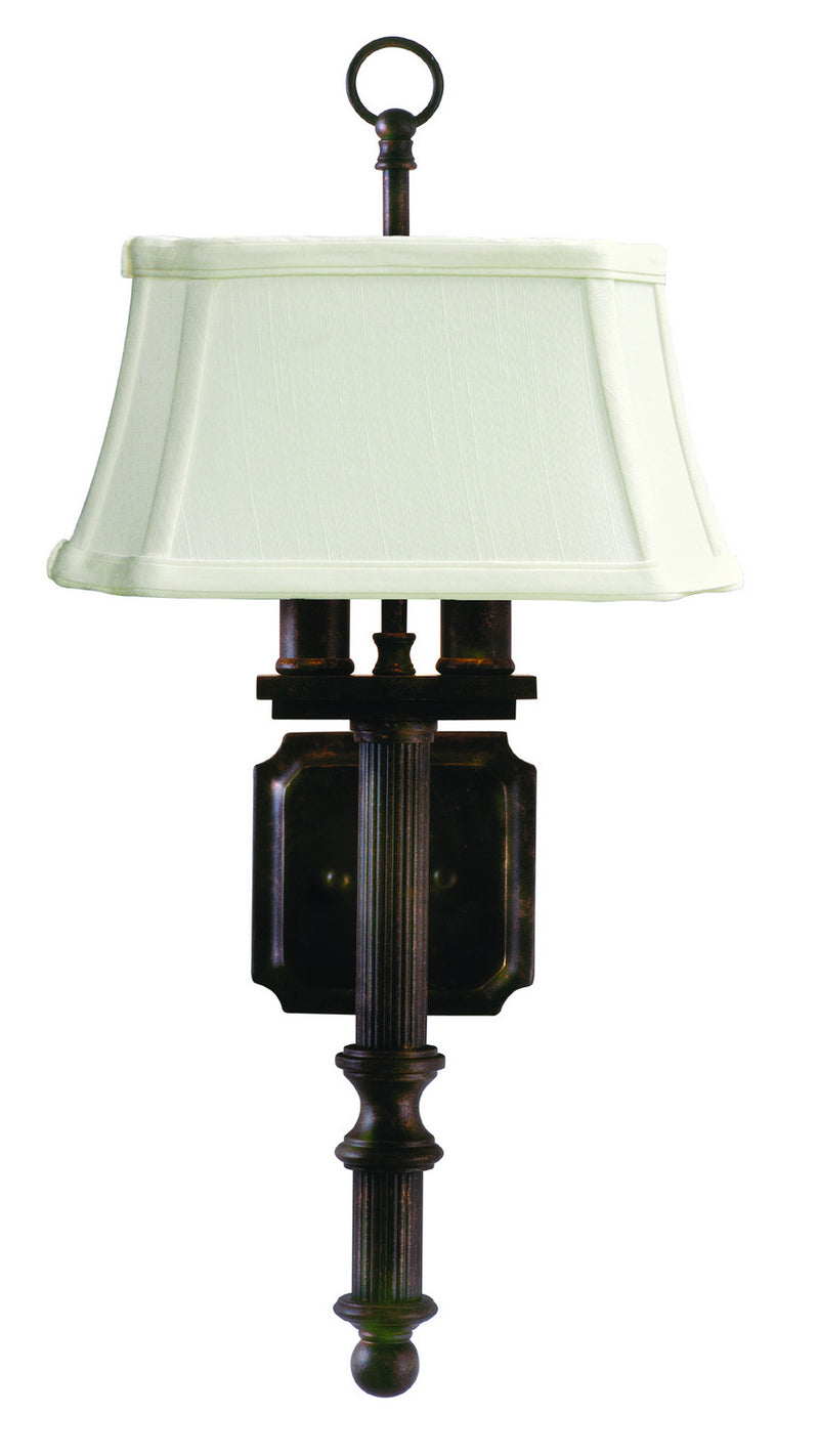 House of Troy WL616-CB Two Light Wall Sconce, Copper Bronze