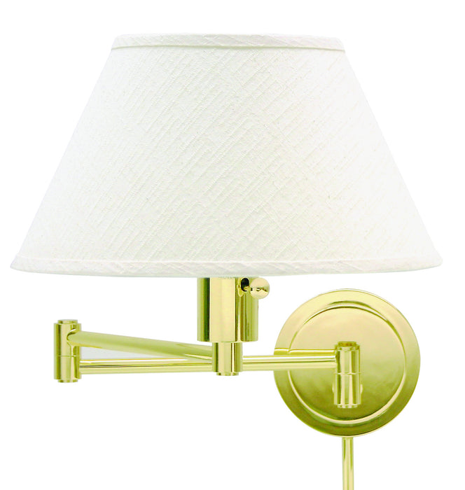 House of Troy WS14-61 One Light Wall Sconce, Polished Brass