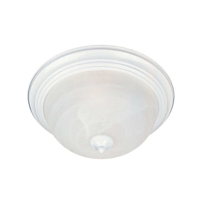 Maxim 5841MRWT Two Light Flush Mount, White