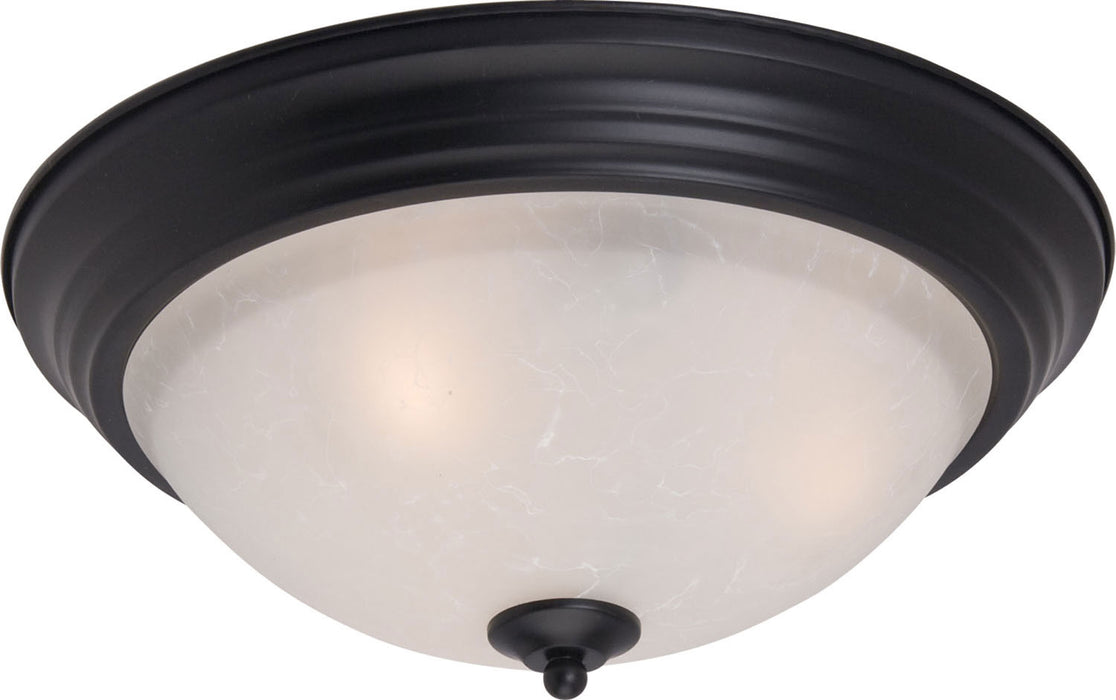 Maxim 5842ICBK Three Light Flush Mount, Black