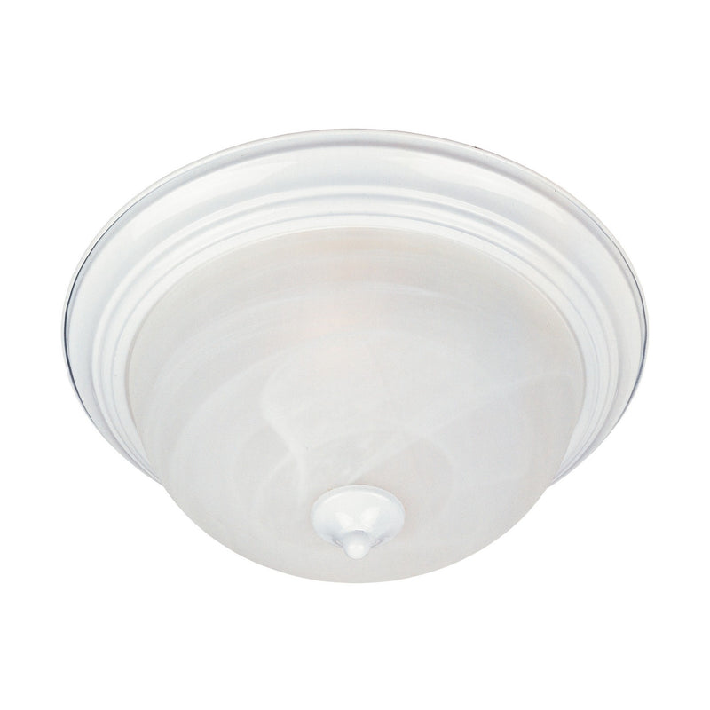 Maxim 5842MRWT Three Light Flush Mount, White