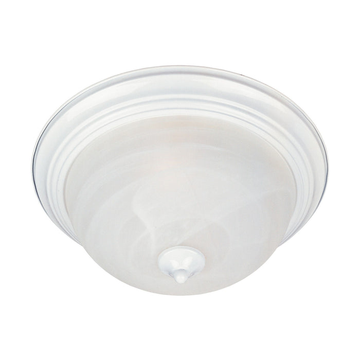 Maxim 5842MRWT Three Light Flush Mount, White