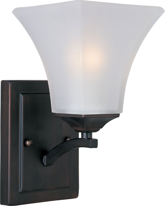 Maxim 20098FTOI One Light Wall Sconce, Oil Rubbed Bronze