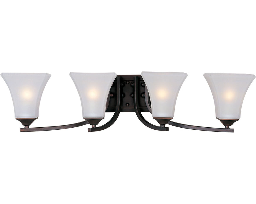Maxim 20101FTOI Four Light Bath Vanity, Oil Rubbed Bronze