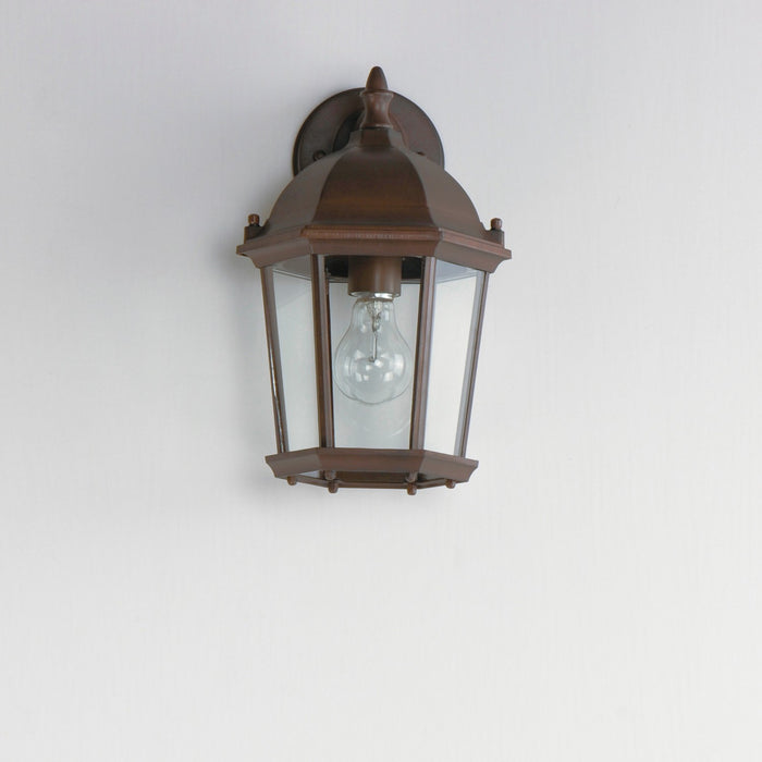 Maxim 1024EB One Light Outdoor Wall Lantern, Empire Bronze