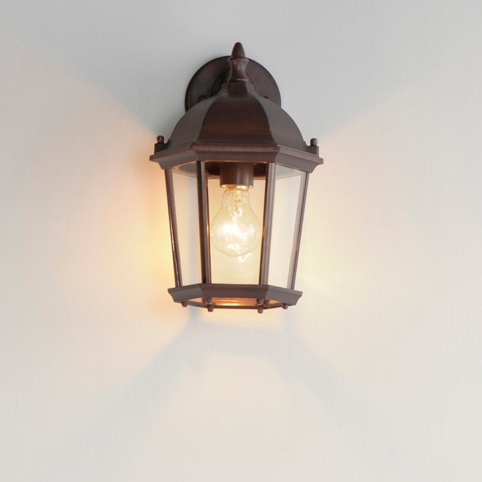 Maxim 1024EB One Light Outdoor Wall Lantern, Empire Bronze
