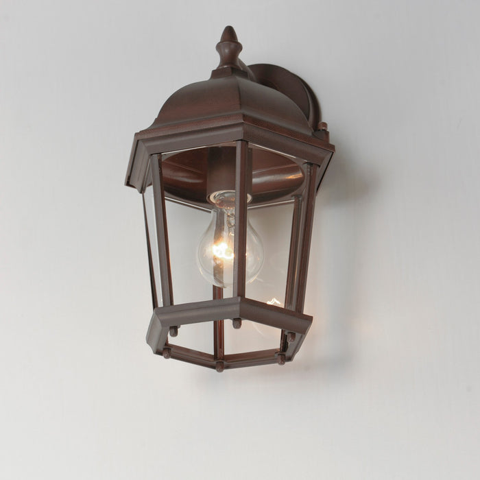 Maxim 1024EB One Light Outdoor Wall Lantern, Empire Bronze