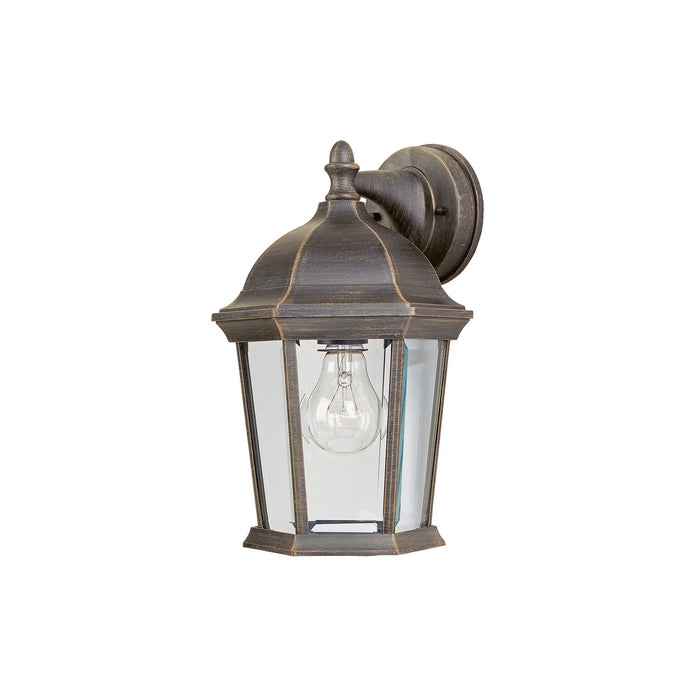 Maxim 1024RP One Light Outdoor Wall Lantern, Rust Patina