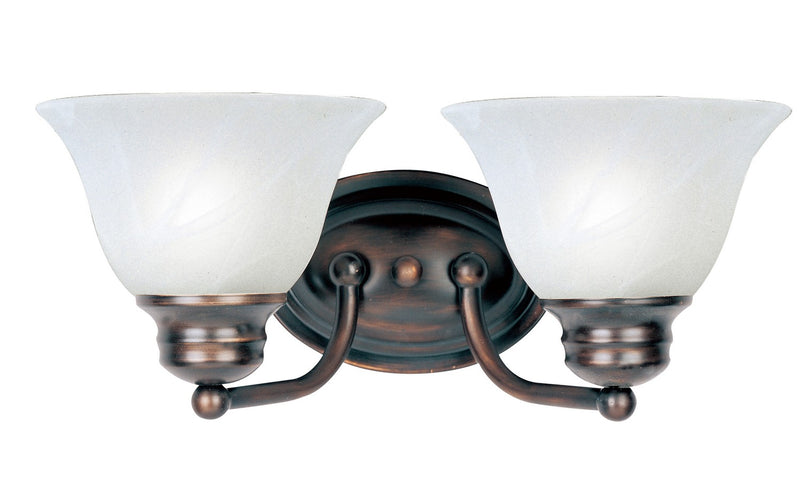 Maxim 2687MROI Two Light Bath Vanity, Oil Rubbed Bronze