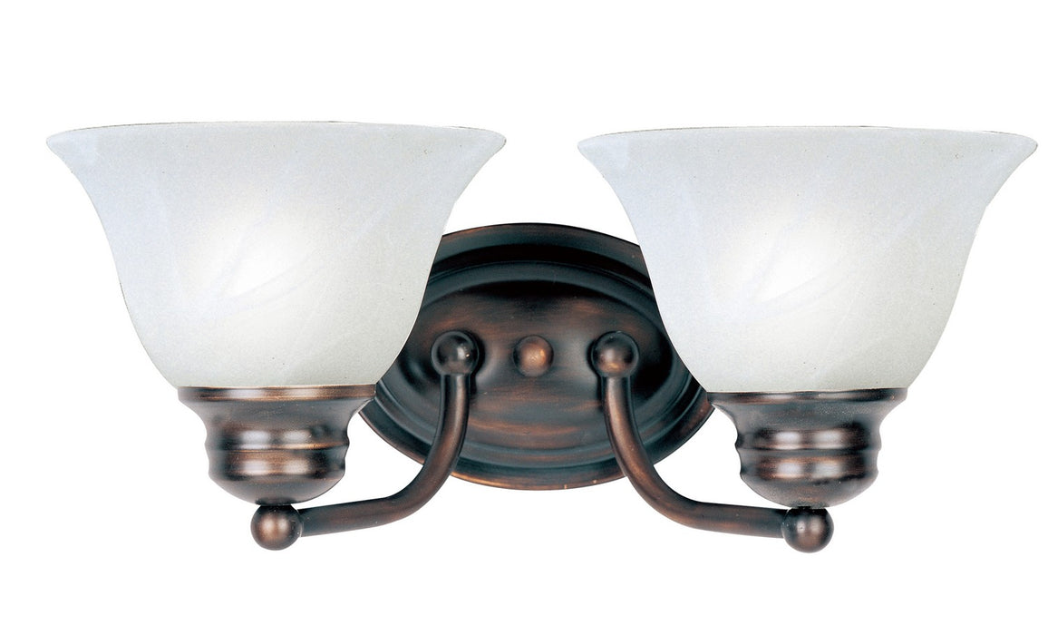 Maxim 2687MROI Two Light Bath Vanity, Oil Rubbed Bronze