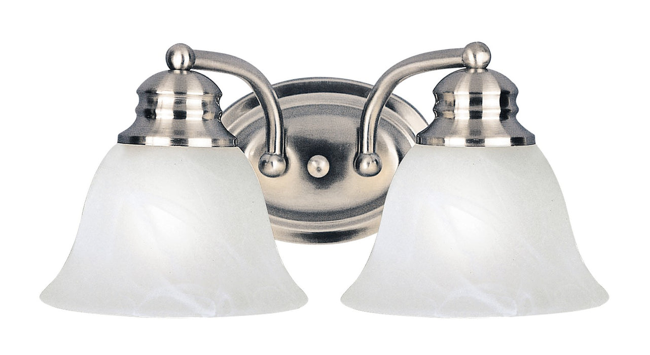 Maxim 2687MRSN Two Light Bath Vanity, Satin Nickel