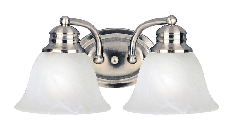 Maxim 2687MRSN Two Light Bath Vanity, Satin Nickel