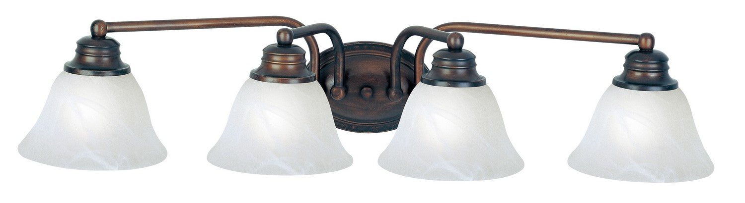 Maxim 2689MROI Four Light Bath Vanity, Oil Rubbed Bronze