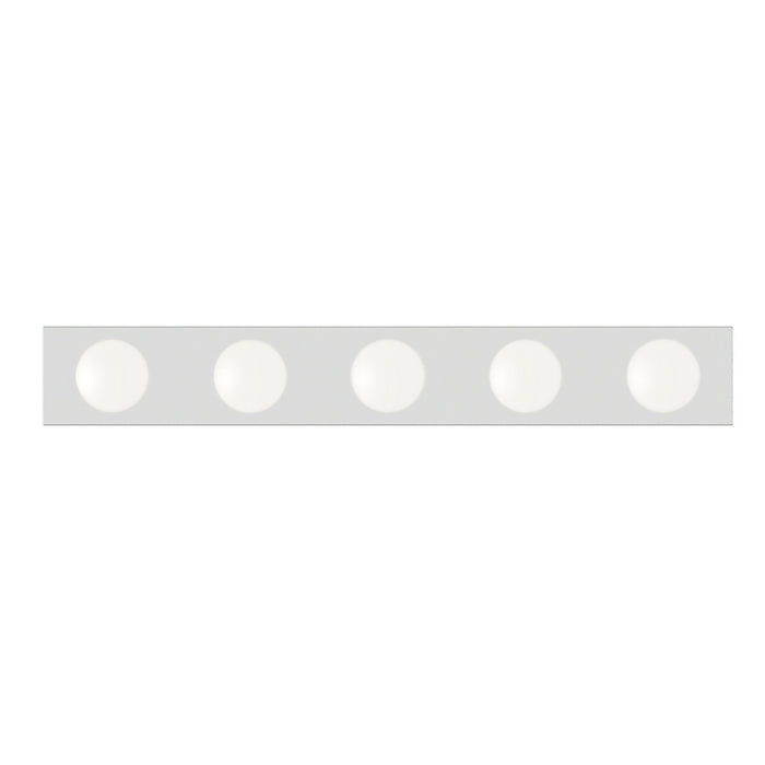 Maxim 4455PC Five Light Bath Vanity, Polished Chrome