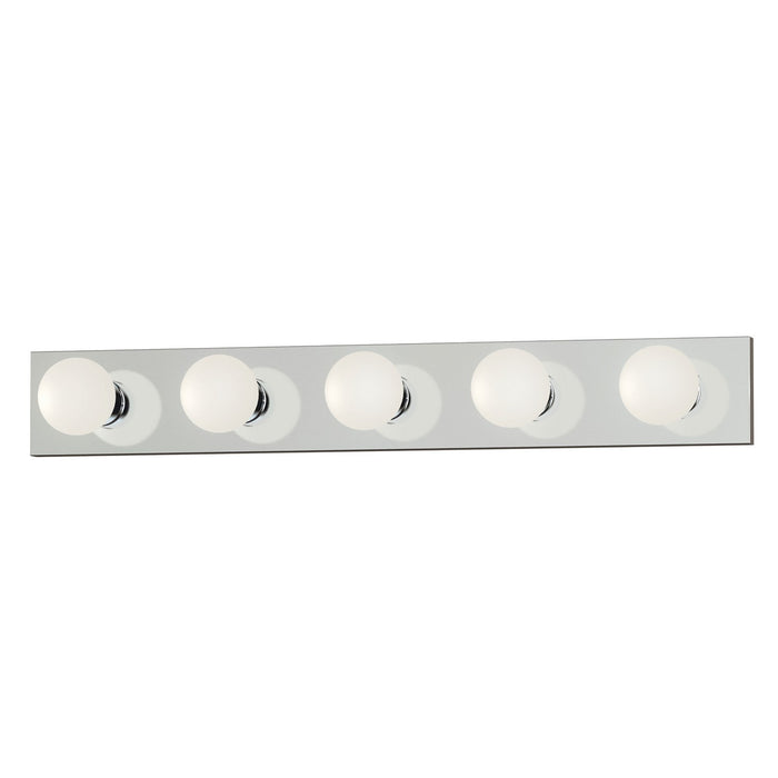 Maxim 4455PC Five Light Bath Vanity, Polished Chrome