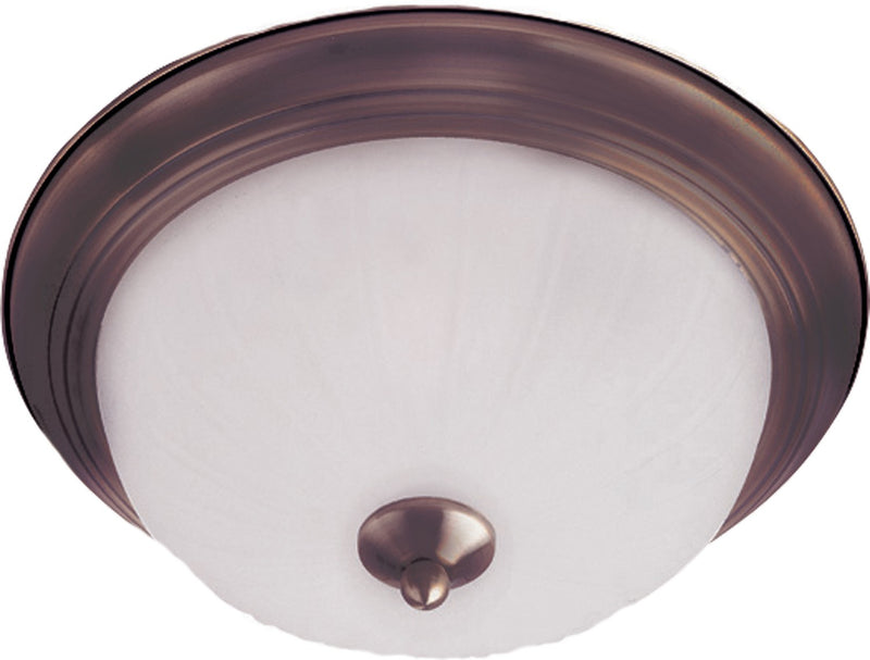 Maxim 5831FTOI Two Light Flush Mount, Oil Rubbed Bronze