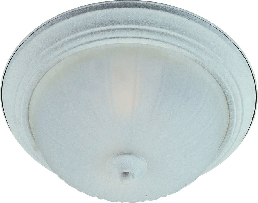 Maxim 5831FTTW Two Light Flush Mount, Textured White
