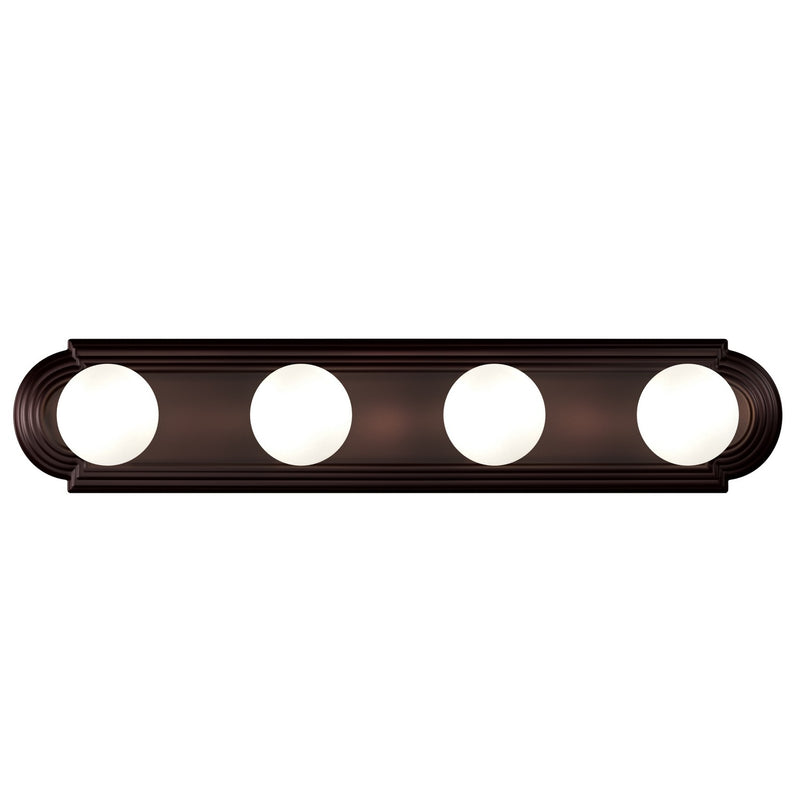 Maxim 7124OI Four Light Bath Vanity, Oil Rubbed Bronze