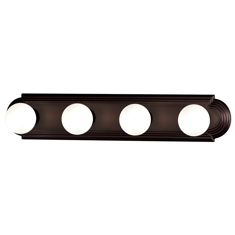 Maxim 7124OI Four Light Bath Vanity, Oil Rubbed Bronze