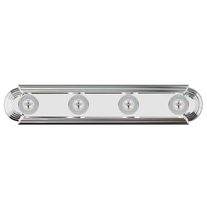 Maxim 7124PC Four Light Bath Vanity, Polished Chrome