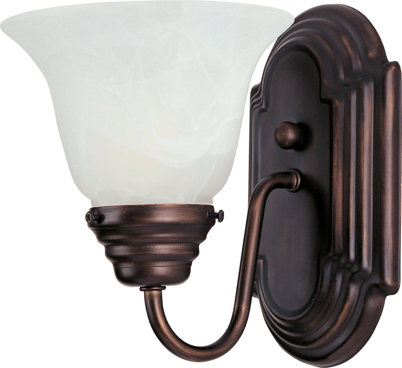 Maxim 8011MROI One Light Wall Sconce, Oil Rubbed Bronze