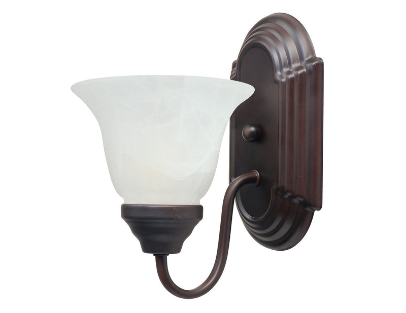 Maxim 8011MROI One Light Wall Sconce, Oil Rubbed Bronze
